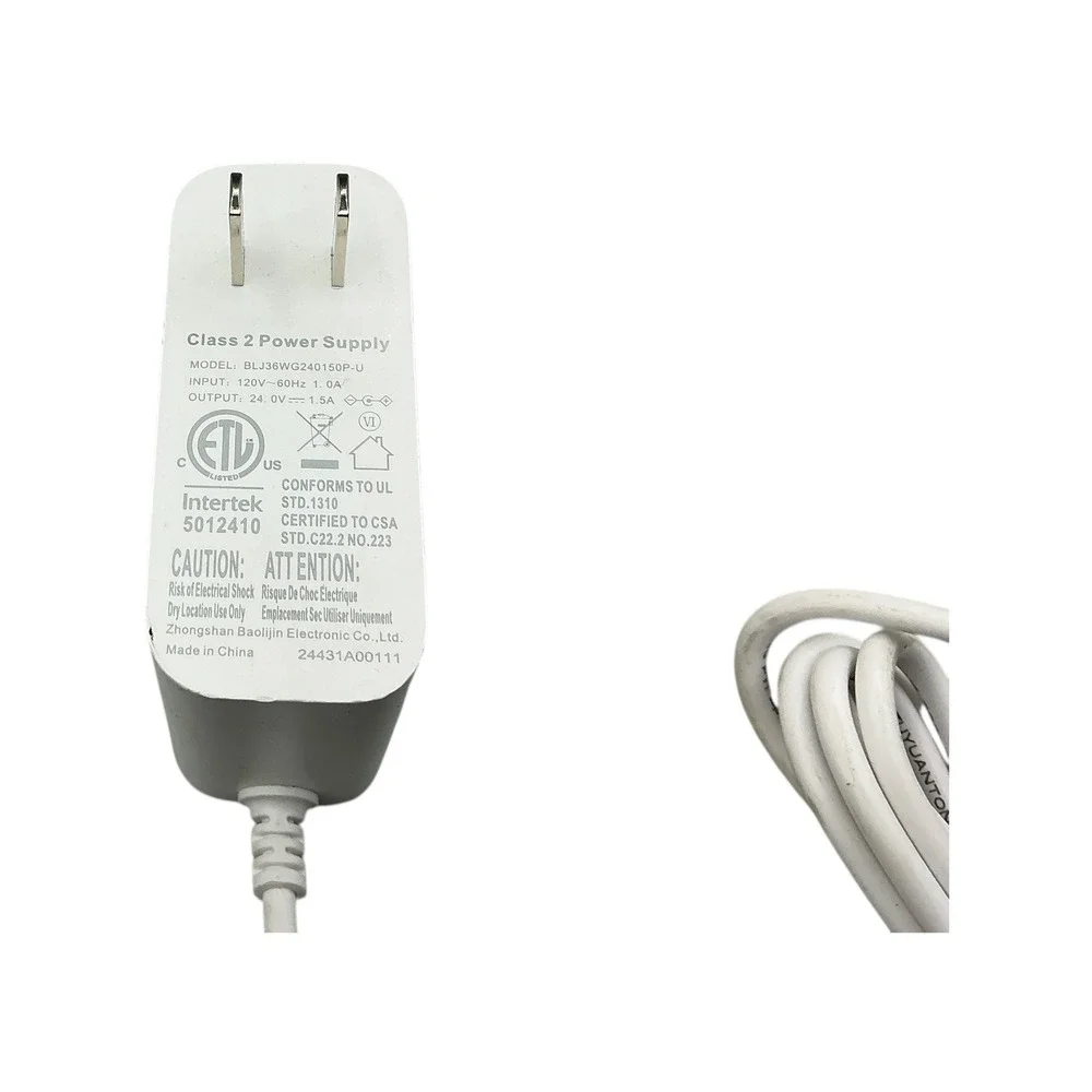 Zhongshan Baoyun Electronic Co 24V 1.5A Power Supply Adapter blj36wg240150p-u